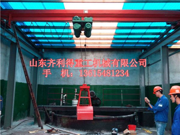 Grab bucket series crane